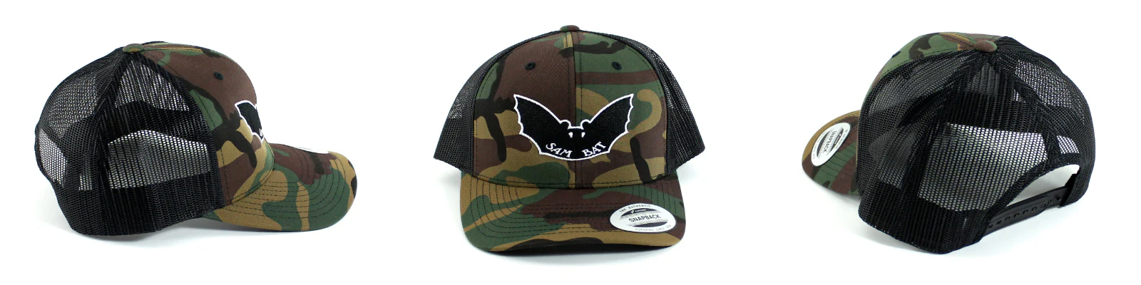 Sam Bat Retro Trucker - Camo - Image 2